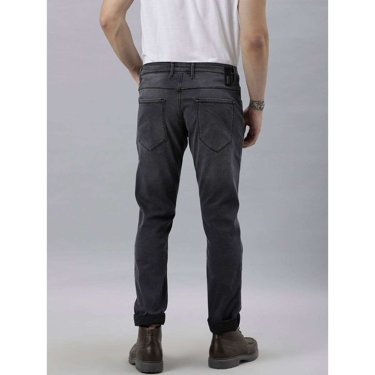 Buy RARE RABBIT Men's Solid Cotton Blend Trousers (8907279238832, Orange,  L) at Amazon.in